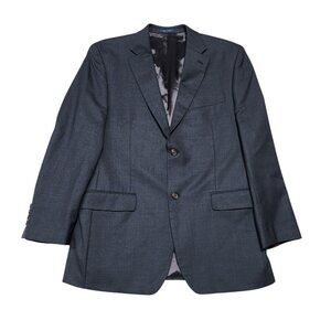 Ralph Lauren Mens 42R Wool Blazer Jacket For Dillards Charcoal Gray Two-Button C